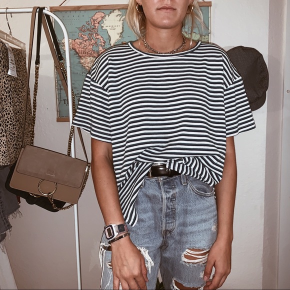 Urban Outfitters Tops - Basic stripped tee